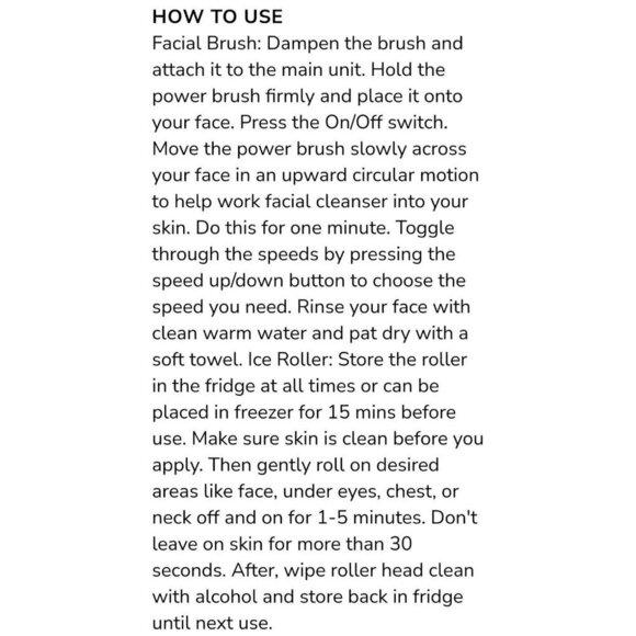 Catherine Malandrino ✦ Facial Set ✦ Cleansing Brush Ice Roller & Acne Dot NWT - Picture 5 of 9